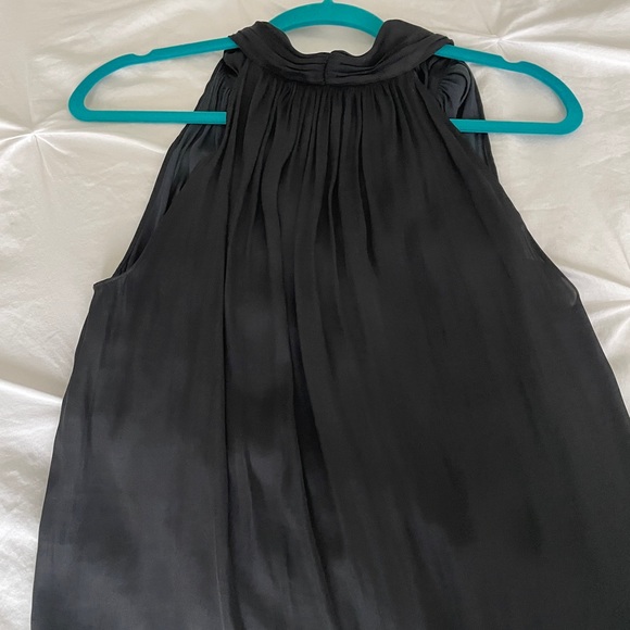 Banana Republic black tie neck tank/halter - Picture 2 of 2